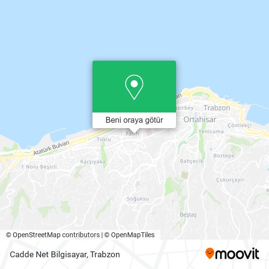 Cadde Net Bilgisayar harita