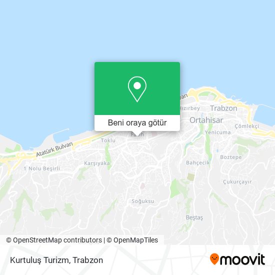 Kurtuluş Turizm harita
