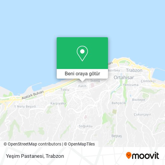 Yeşim Pastanesi harita