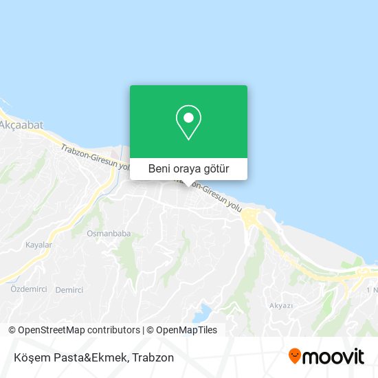 Köşem Pasta&Ekmek harita