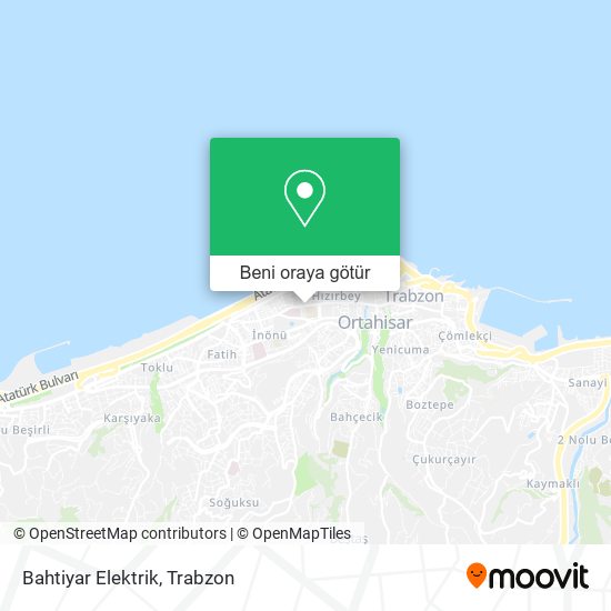 Bahtiyar Elektrik harita
