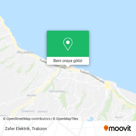 Zafer Elektrik harita