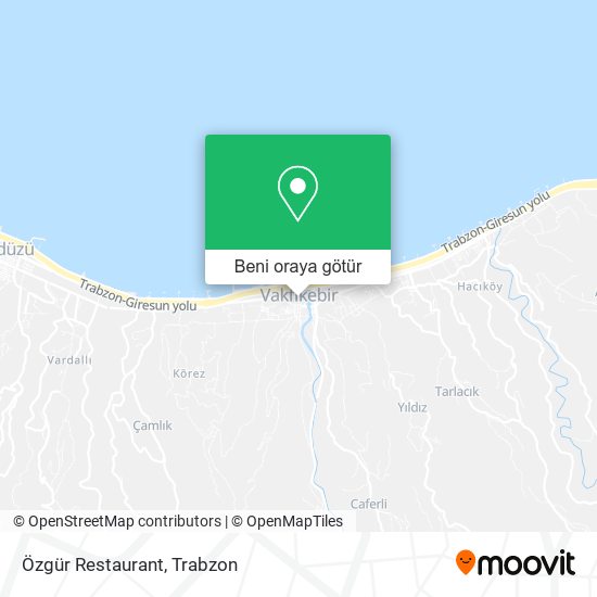 Özgür Restaurant harita