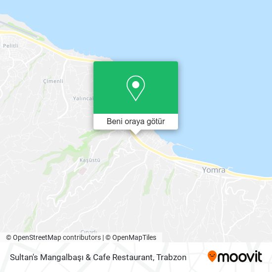 Sultan's Mangalbaşı & Cafe Restaurant harita