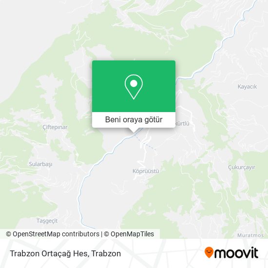 Trabzon Ortaçağ Hes harita