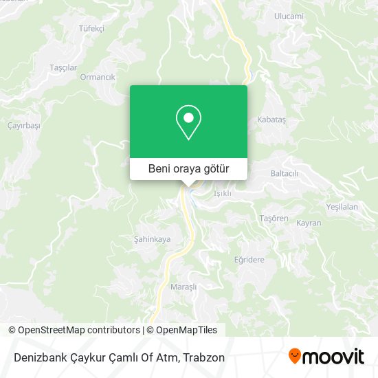 Denizbank Çaykur Çamlı Of Atm harita