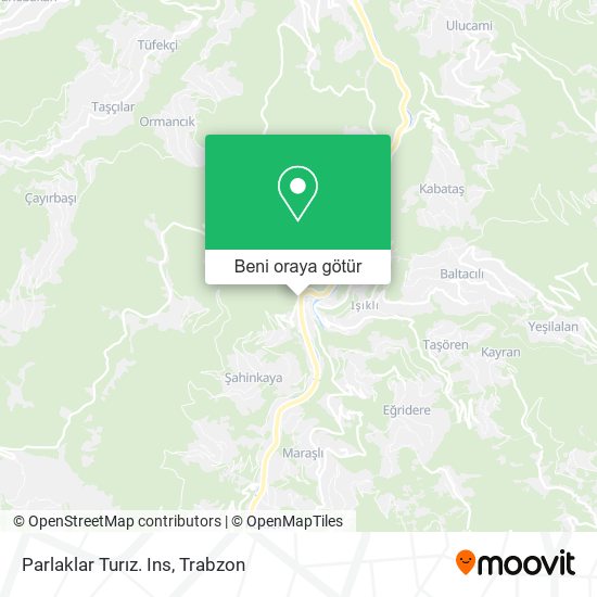 Parlaklar Turız. Ins harita