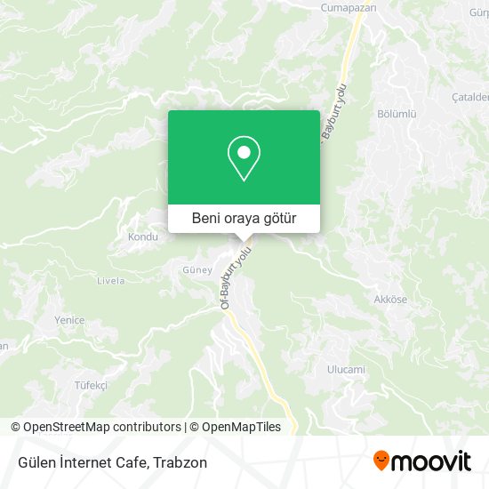 Gülen İnternet Cafe harita