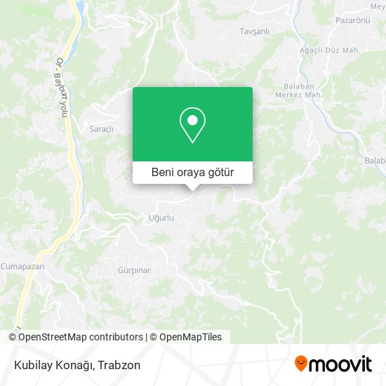 Kubilay Konağı harita