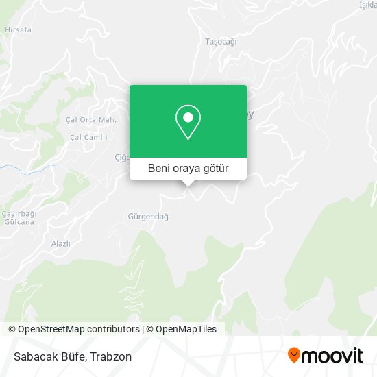 Sabacak Büfe harita