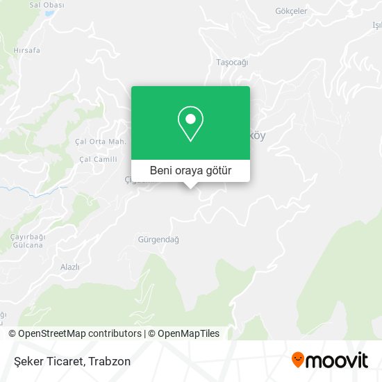 Şeker Ticaret harita