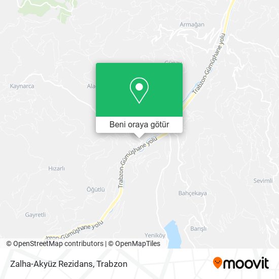 Zalha-Akyüz Rezidans harita