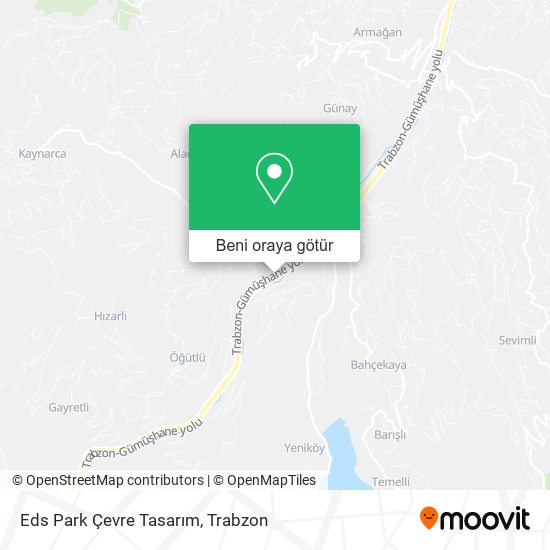 Eds Park Çevre Tasarım harita