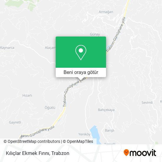 Kılıçlar Ekmek Fırını harita