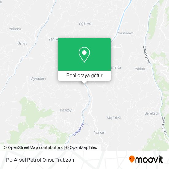 Po Arsel Petrol Ofısı harita