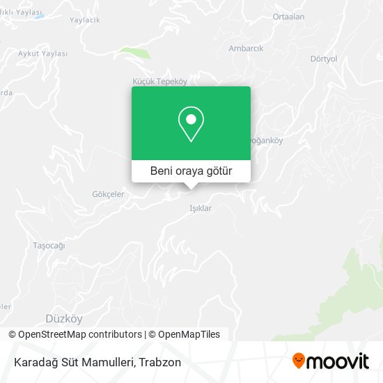 Karadağ Süt Mamulleri harita