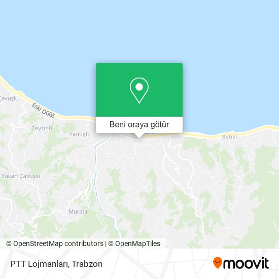 PTT Lojmanları harita