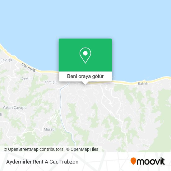 Aydemirler Rent A Car harita