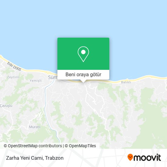 Zarha Yeni Cami harita