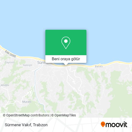 Sürmene Vakıf harita