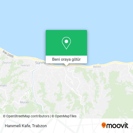 Hanımeli Kafe harita