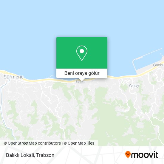 Balıklı Lokali harita