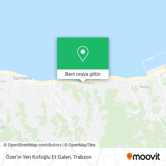 Özer'in Yeri Kofoğlu Et Galeri harita