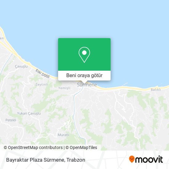 Bayraktar Plaza Sürmene harita