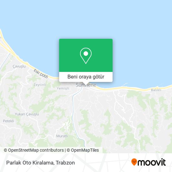 Parlak Oto Kiralama harita