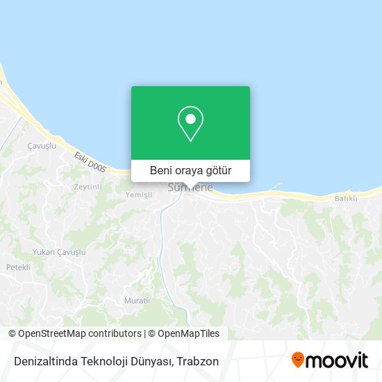 Denizaltinda Teknoloji Dünyası harita