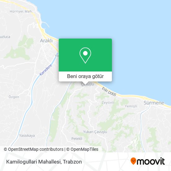Kamilogullari Mahallesi harita