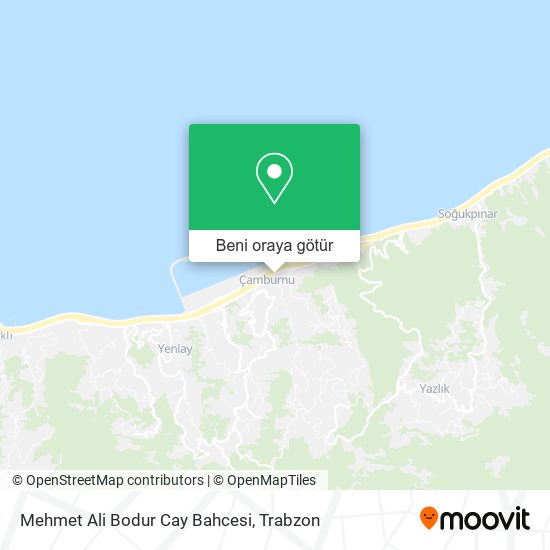 Mehmet Ali Bodur Cay Bahcesi harita