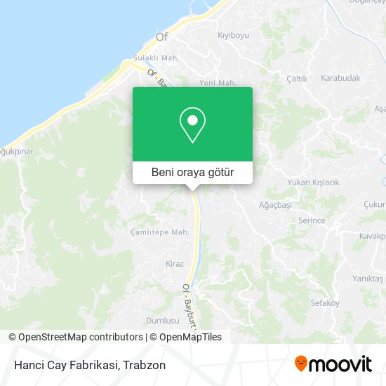 Hanci Cay Fabrikasi harita