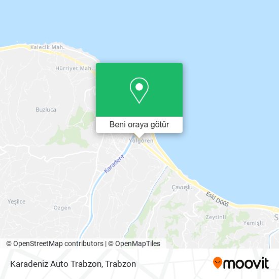 Karadeniz Auto Trabzon harita
