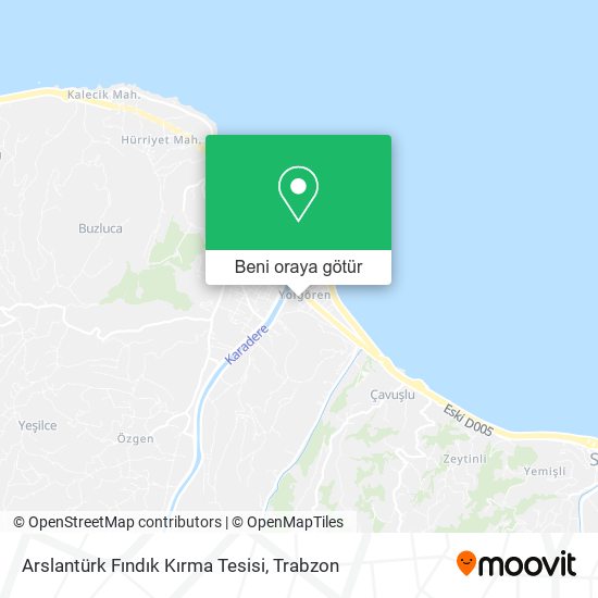 Arslantürk Fındık Kırma Tesisi harita