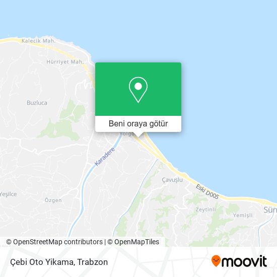 Çebi Oto Yikama harita