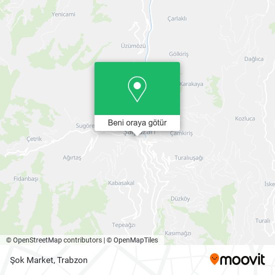 Şok Market harita