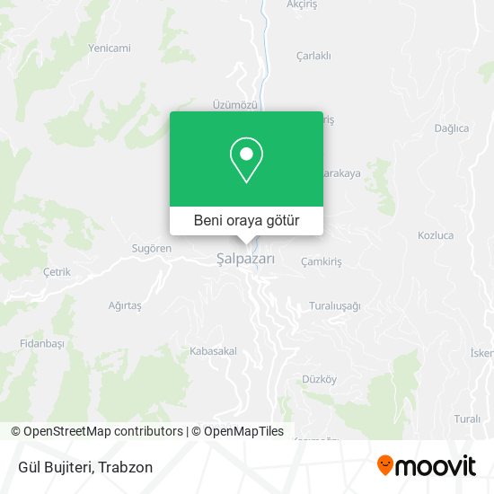 Gül Bujiteri harita