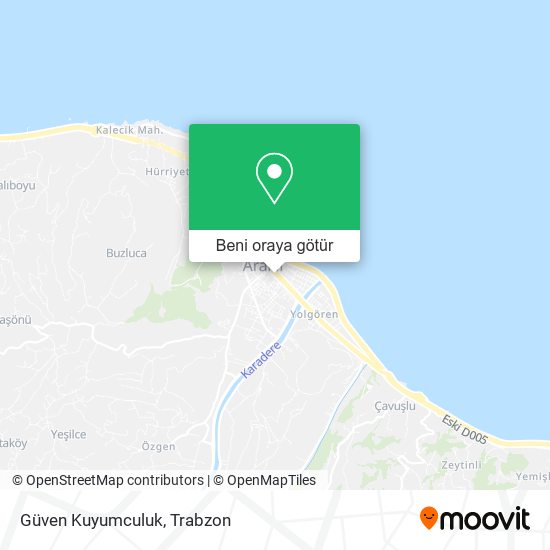 Güven Kuyumculuk harita