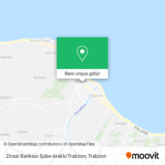 Ziraat Bankası Şube-Araklı / Trabzon harita