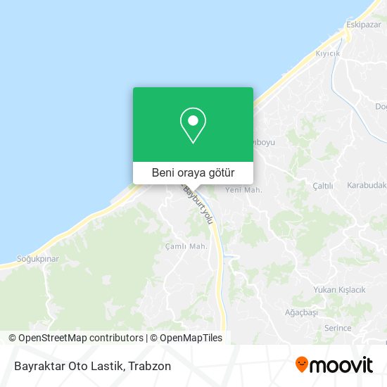Bayraktar Oto Lastik harita