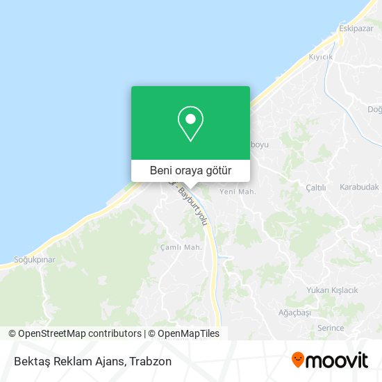 Bektaş Reklam Ajans harita