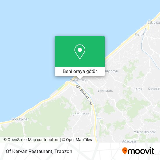 Of Kervan Restaurant harita