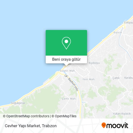 Cevher Yapı Market harita