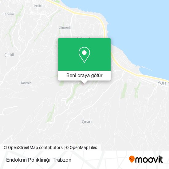 Endokrin Polikliniği harita