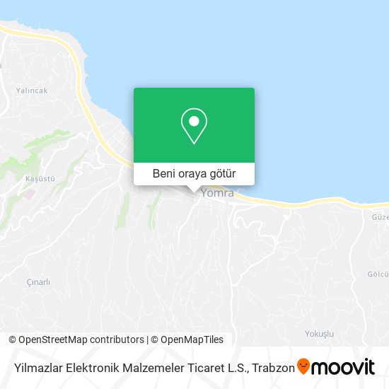 Yilmazlar Elektronik Malzemeler Ticaret L.S. harita