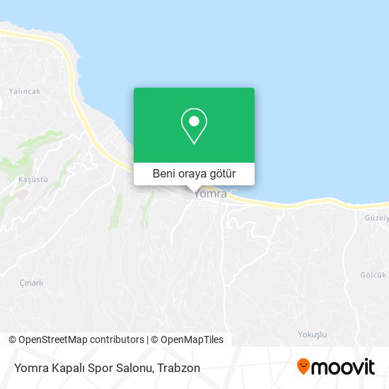 Yomra Kapalı Spor Salonu harita