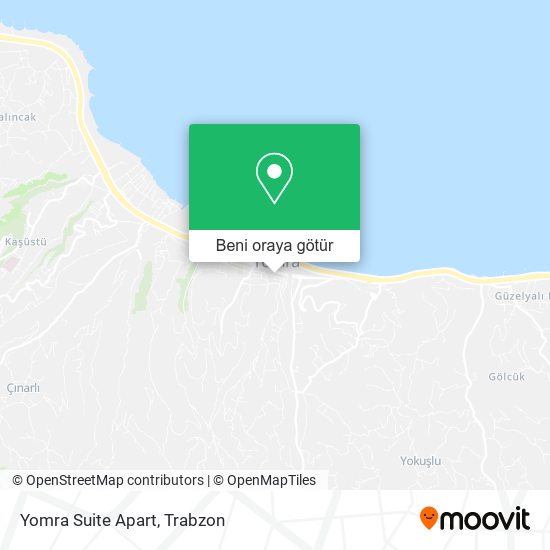 Yomra Suite Apart harita