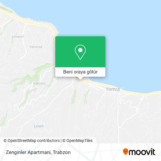 Zenginler Apartmani harita