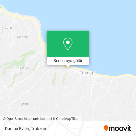 Durana Evleri harita